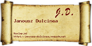 Janousz Dulcinea névjegykártya